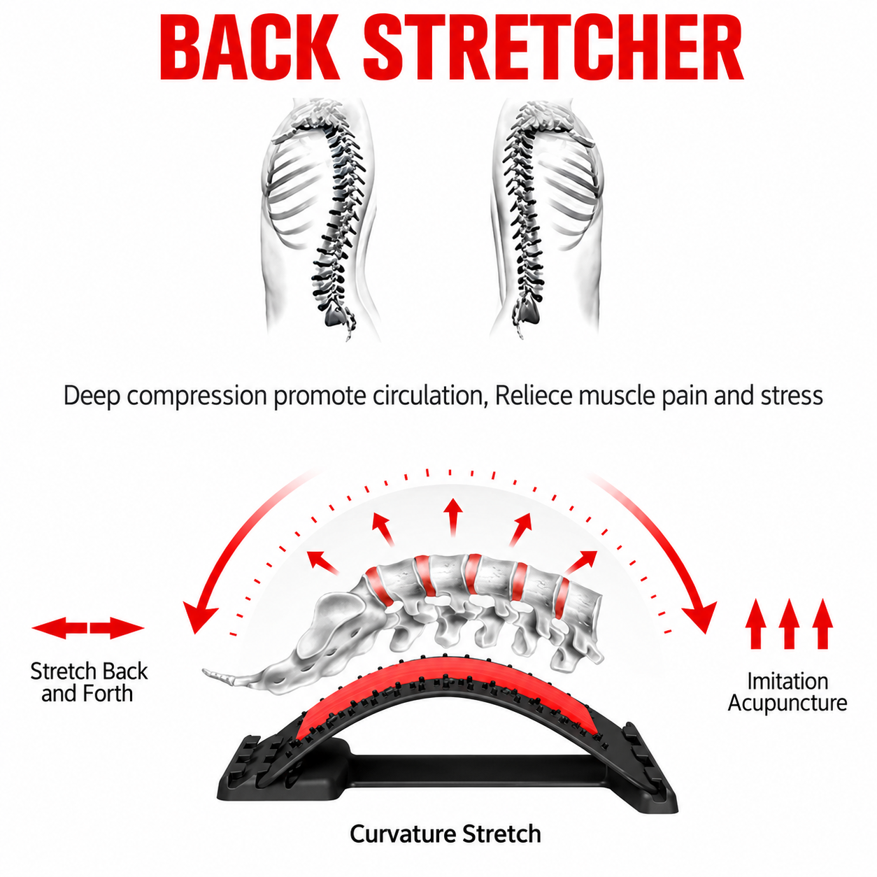 GRIPRAGE™ FLEXSPINE STRETCHER